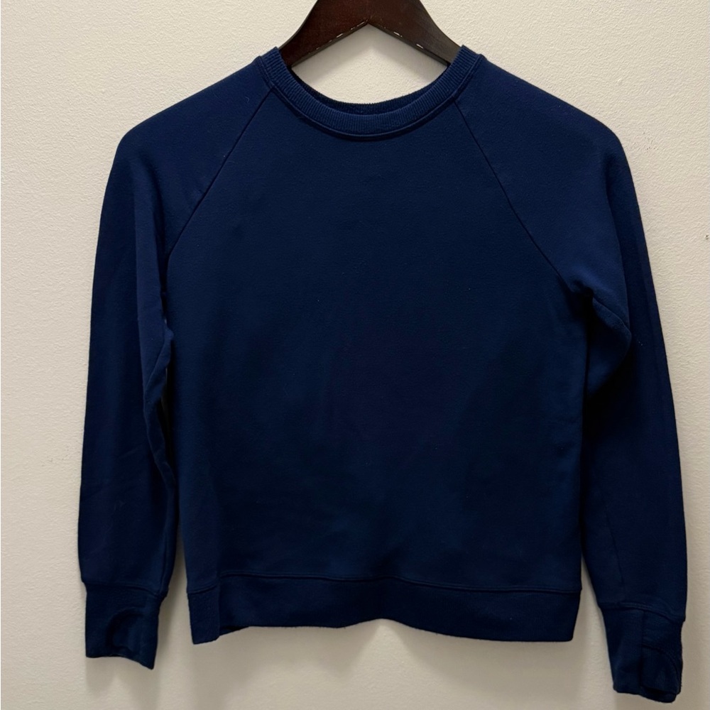 Athleta Girl Blue Cross Back Top